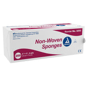 dynarex Nonwoven Sponge, 3 x 3 Inch, 4-Ply — Box of 200