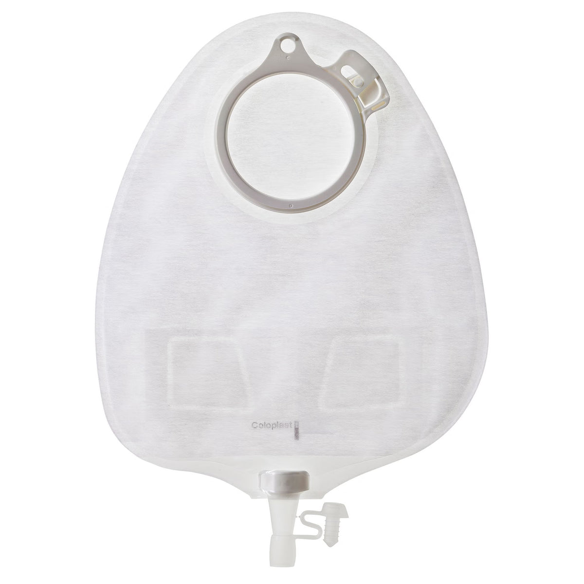 Assura® Two-Piece Transparent Urostomy Pouch, Blue Match