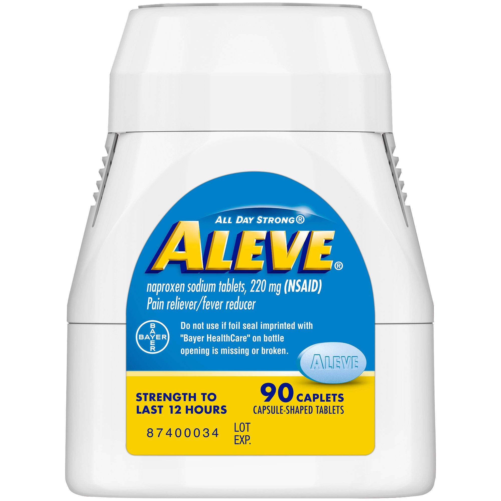 Aleve Naproxen Sodium Pain Relief