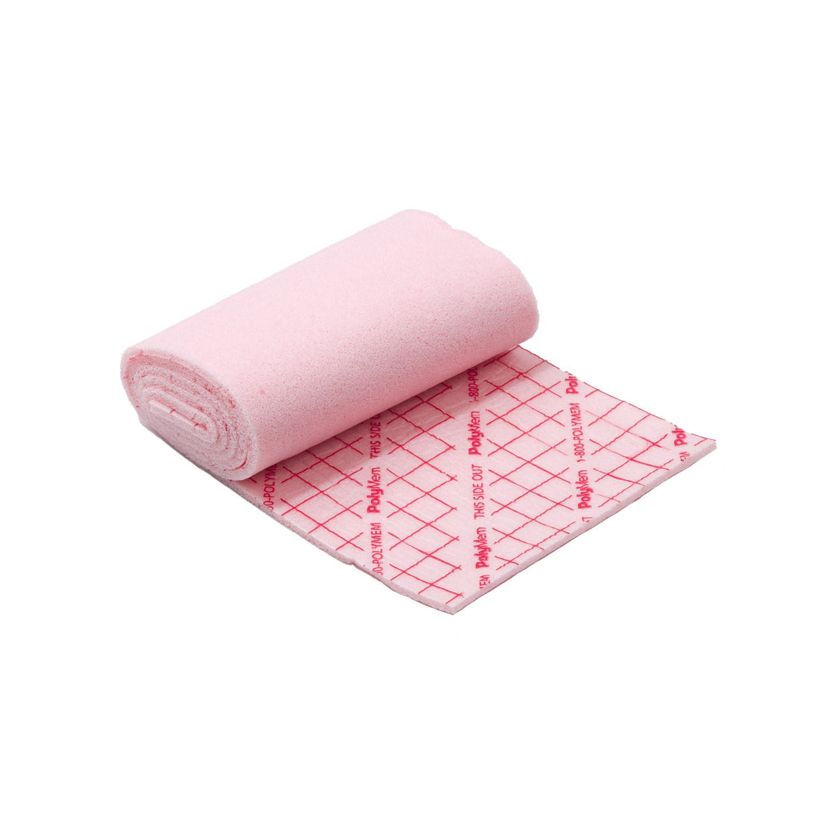 PolyMem® Nonadhesive without Border Foam Dressing, 4 x 24 Inch