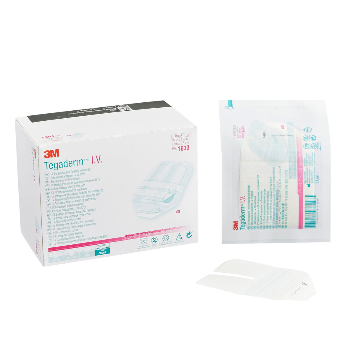 3M™ Tegaderm™ IV Dressing, 8.5 x 7 cm — Case of 400