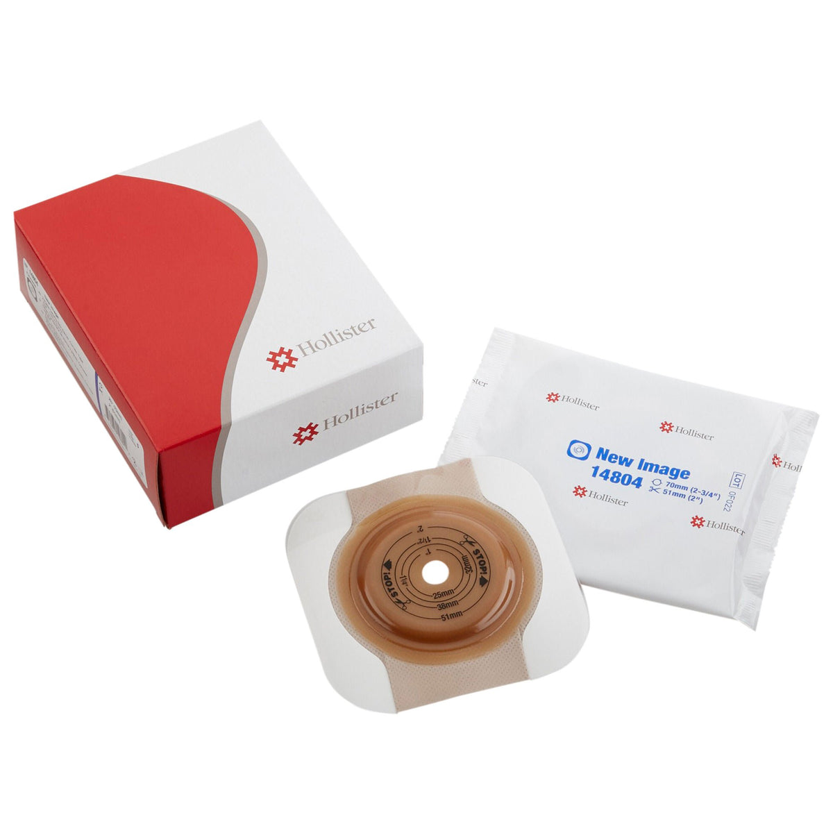 Flextend Hydrocolloid Colostomy Barrier, Cut to fit for Stomas up to 51mm — Box of 5