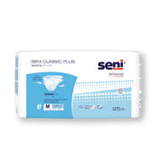 Seni® Classic Plus Moderate to Heavy Absorbency Incontinence Brief, Medium — Pack of 25