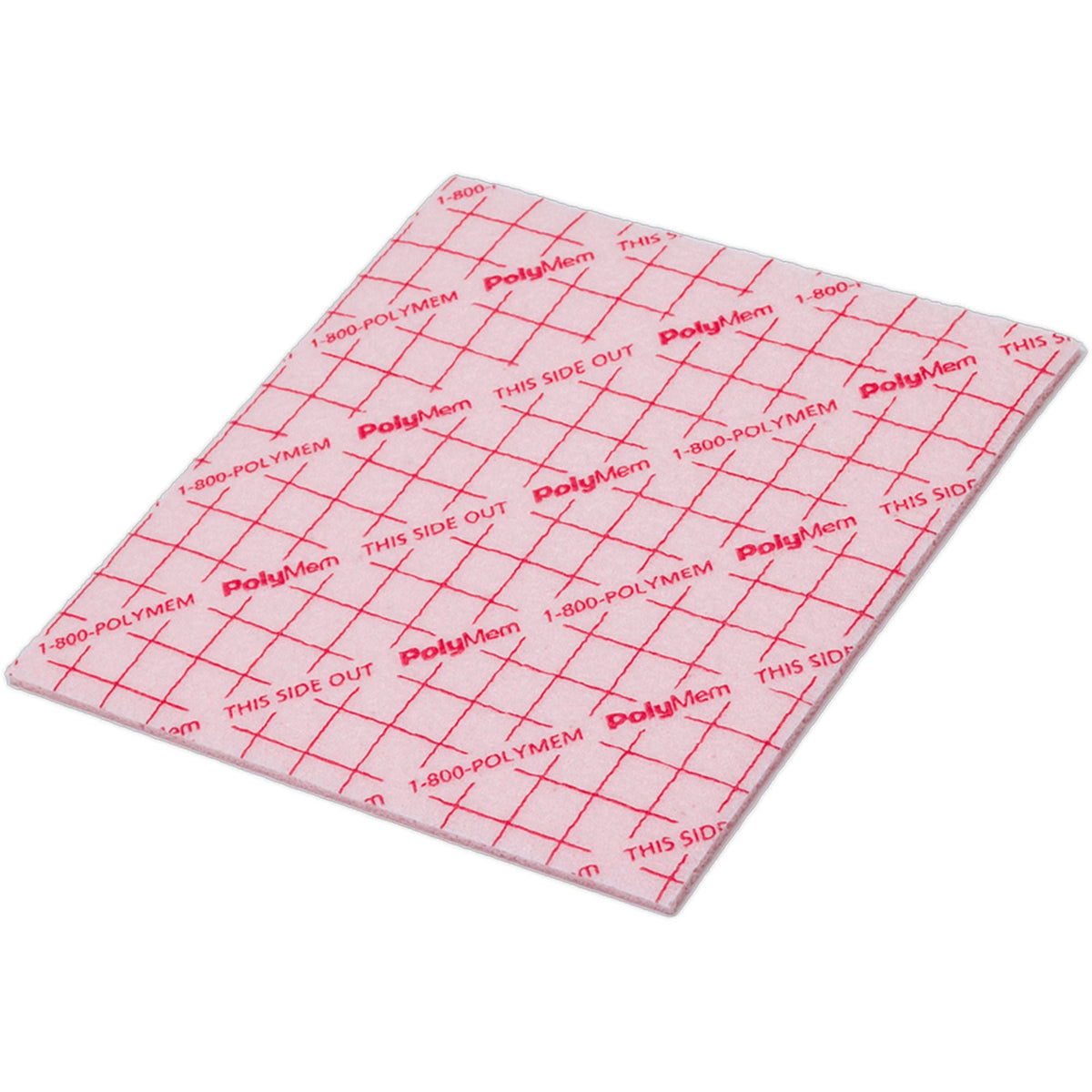 PolyMem® Nonadhesive without Border Foam Dressing, 5 x 5 Inch
