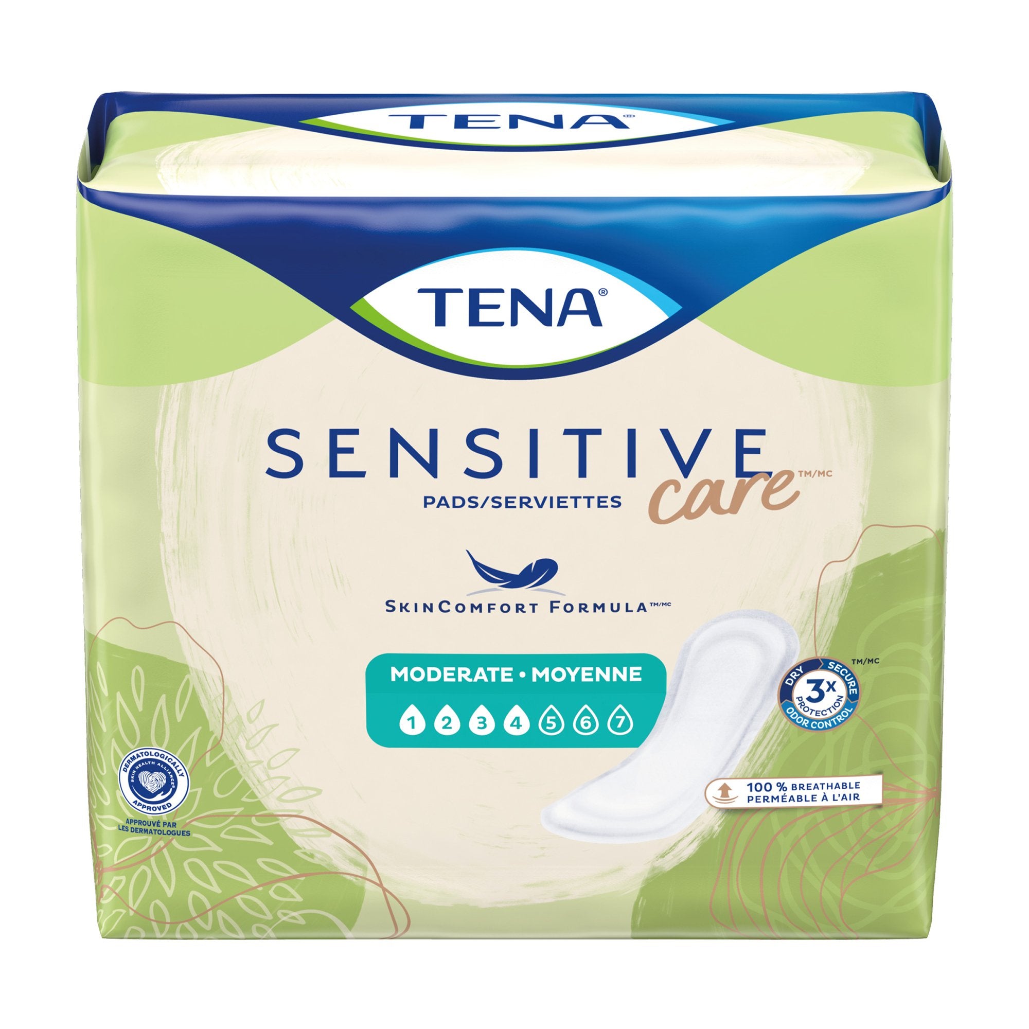 Tena Intimates Moderate Bladder Control Pad, 11-Inch Length