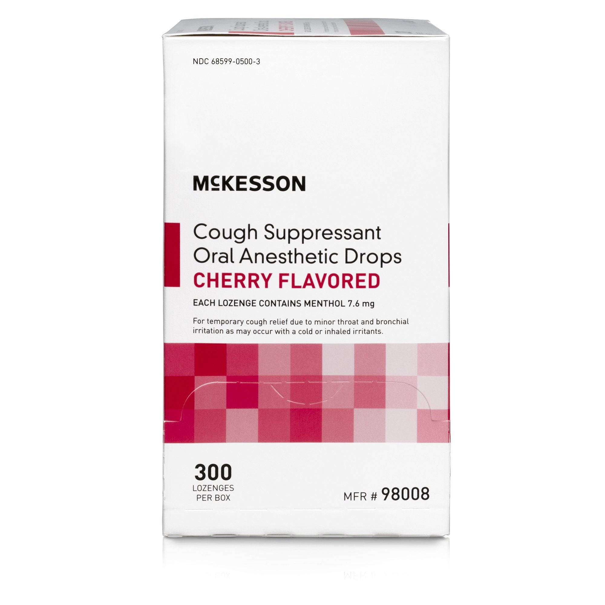 McKesson Cold and Cough Relief Lozenges, Cherry 300-pack