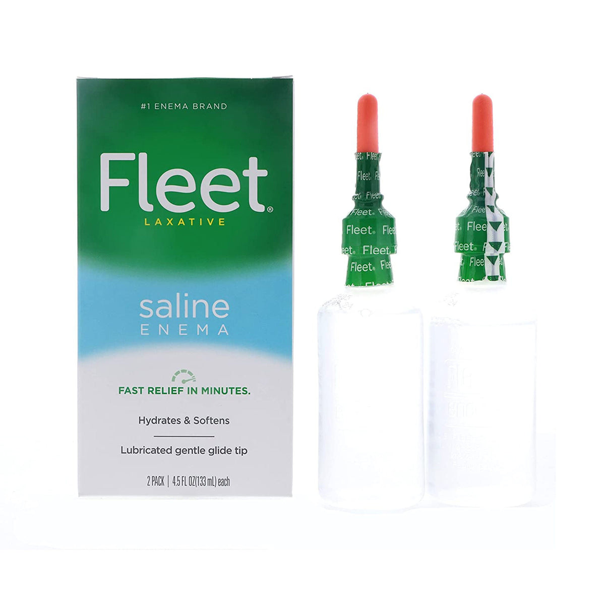 Fleet® Monobasic Sodium Phosphate / Dibasic Sodium Phosphate Enema, 4.5 fl. oz. — Box of 2