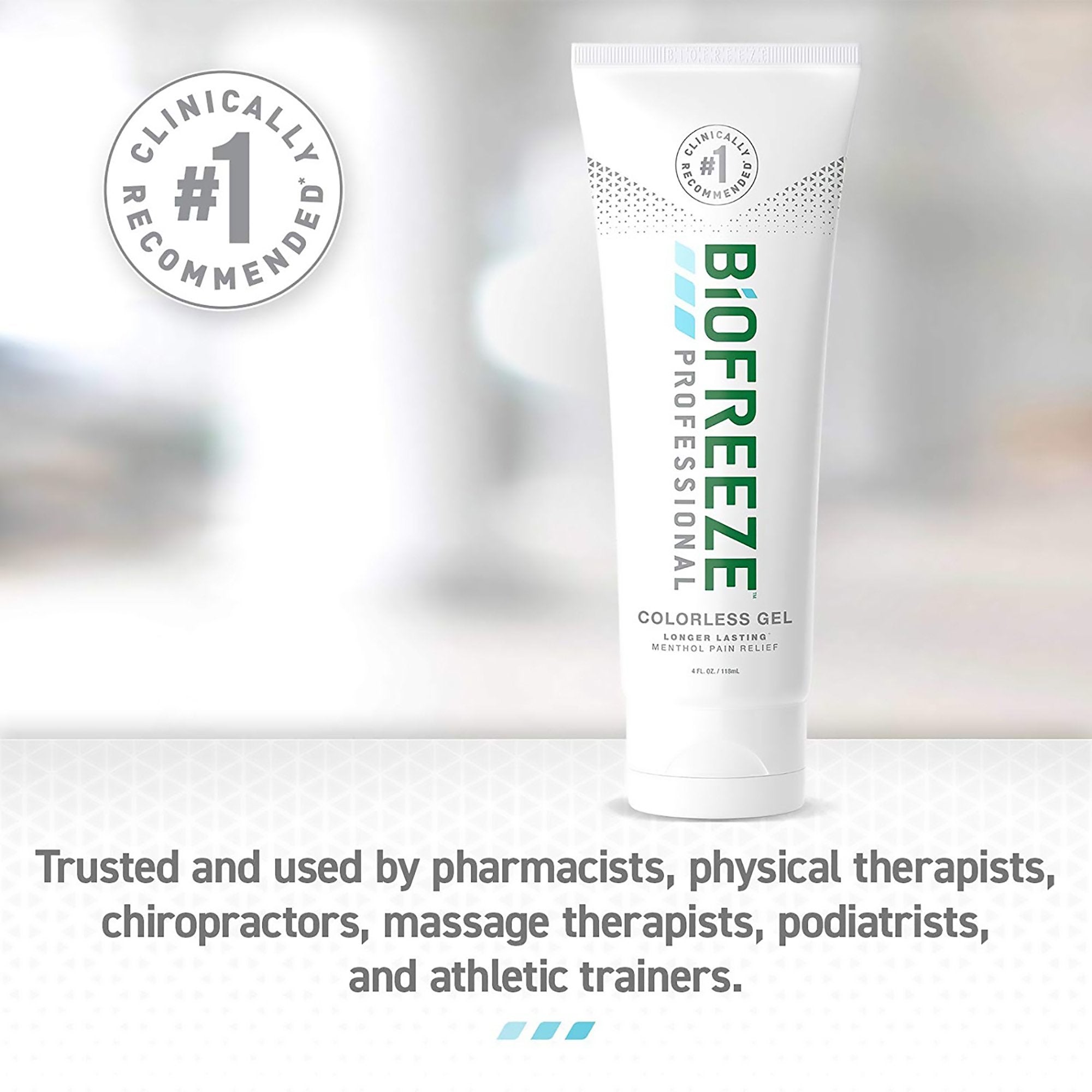 Biofreeze Professional 5% Menthol Topical Pain Relief Gel 12-pack