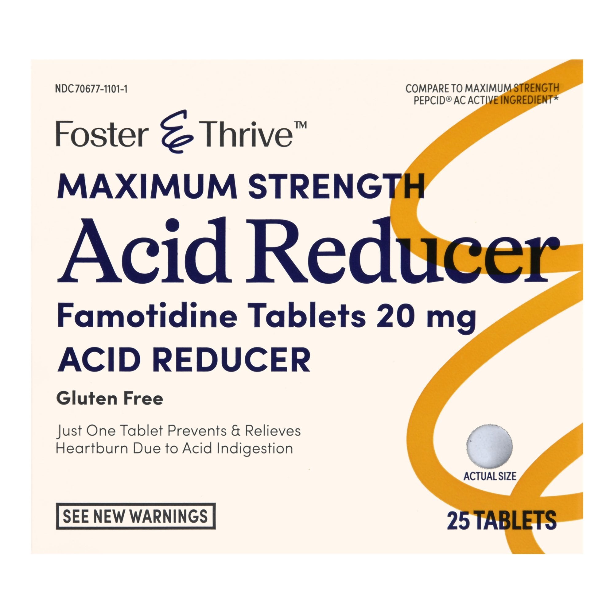 Foster & Thrive Maximum Strength Acid Reducer Famotidine 20 mg