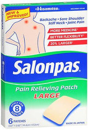 Salonpas® Topical Pain Relief Camphor and Menthol Patches