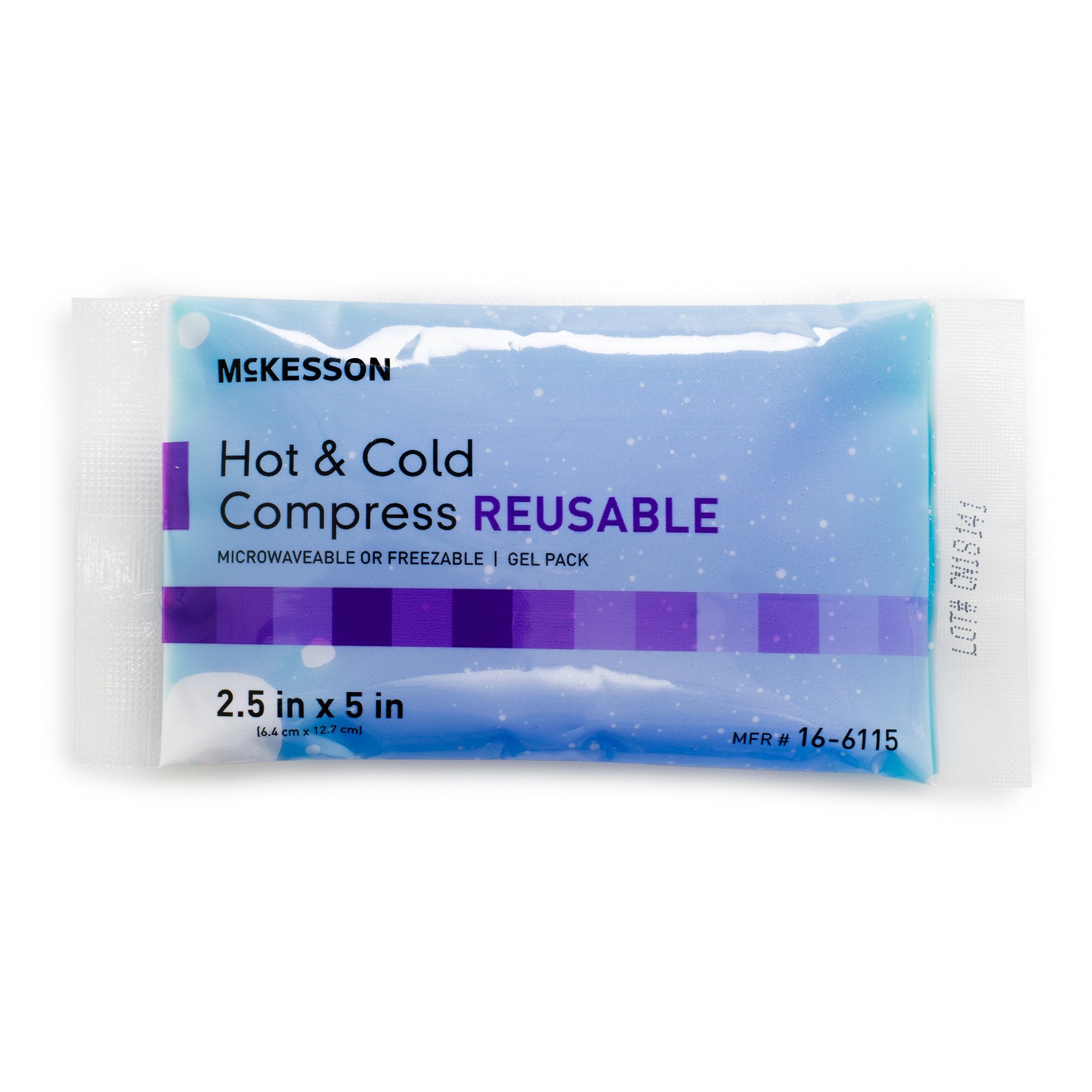 McKesson Reusable Single Cold and Hot Compress Pack 2-1/2 x 5 Inch