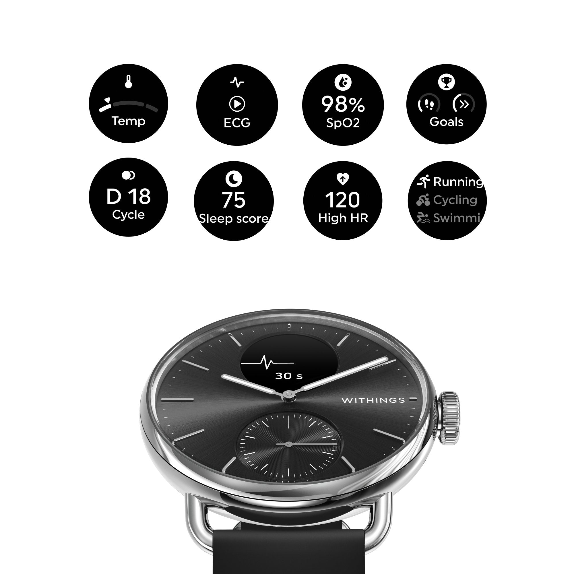 Withings ScanWatch 2 Smart 38mm Watch