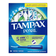 Tampax® Pearl Tampons Super Absorbency Unscented