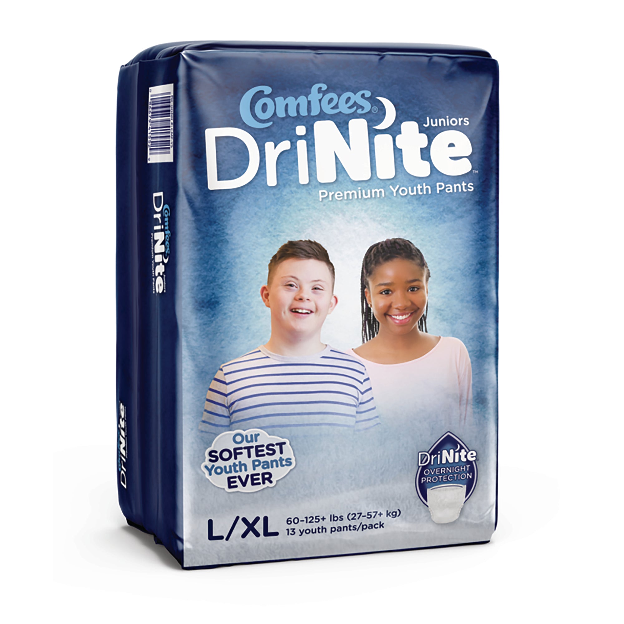 Comfees DriNite Juniors Absorbent Underwear, Large / Extra Large
