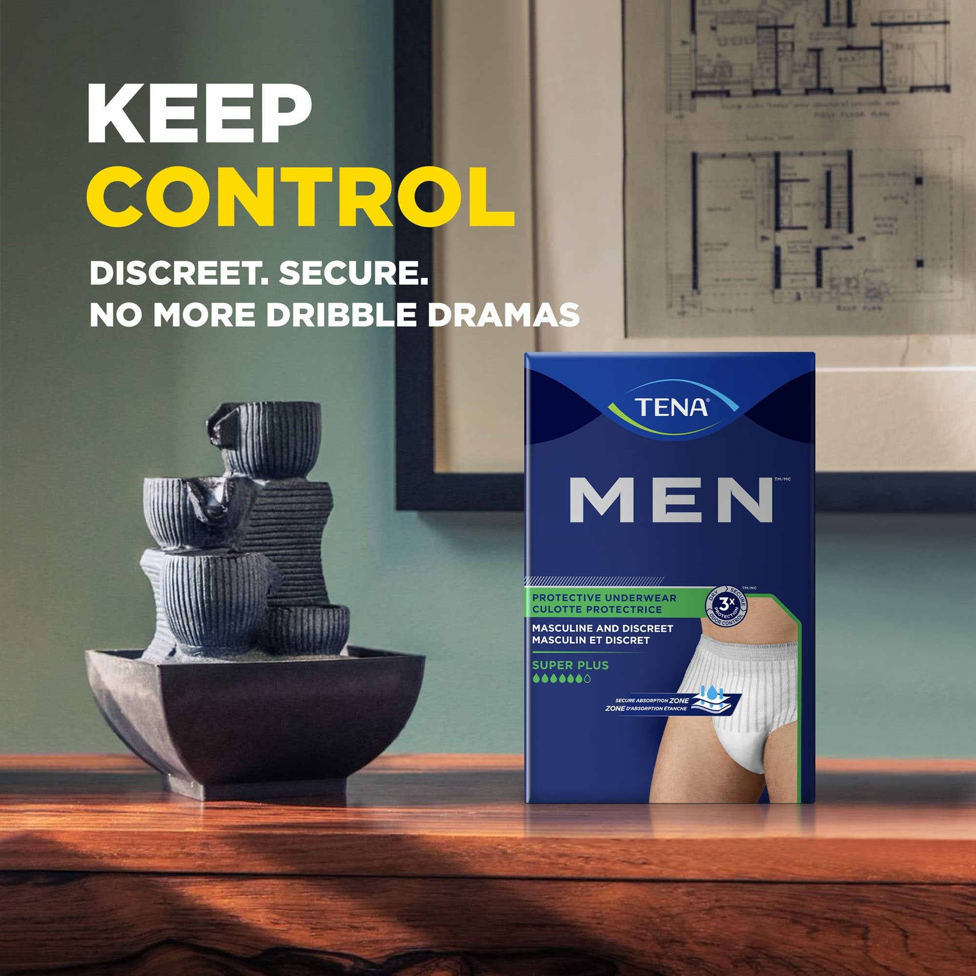 Tena Men Super Plus Protective Underwear Large/X-Large