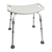 McKesson Aluminum Transfer Bench, Armless Bath Bench, 300-lb. Capacity