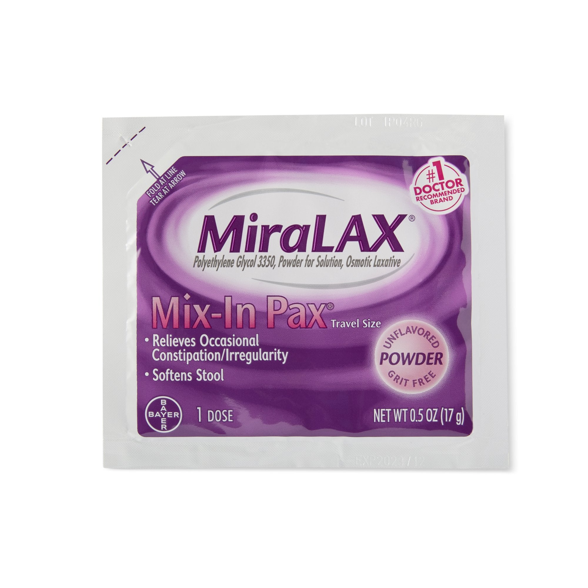 MiraLAX Laxative 24 Packet Box