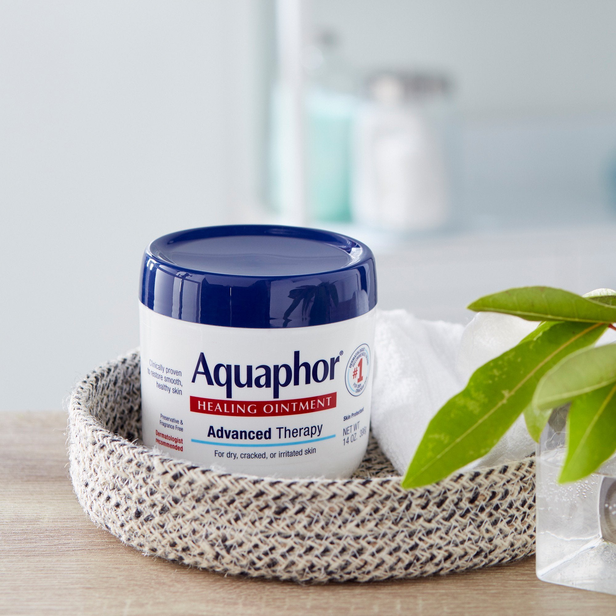 Aquaphor Advanced Therapy Healing Moisturizer Ointment Jar