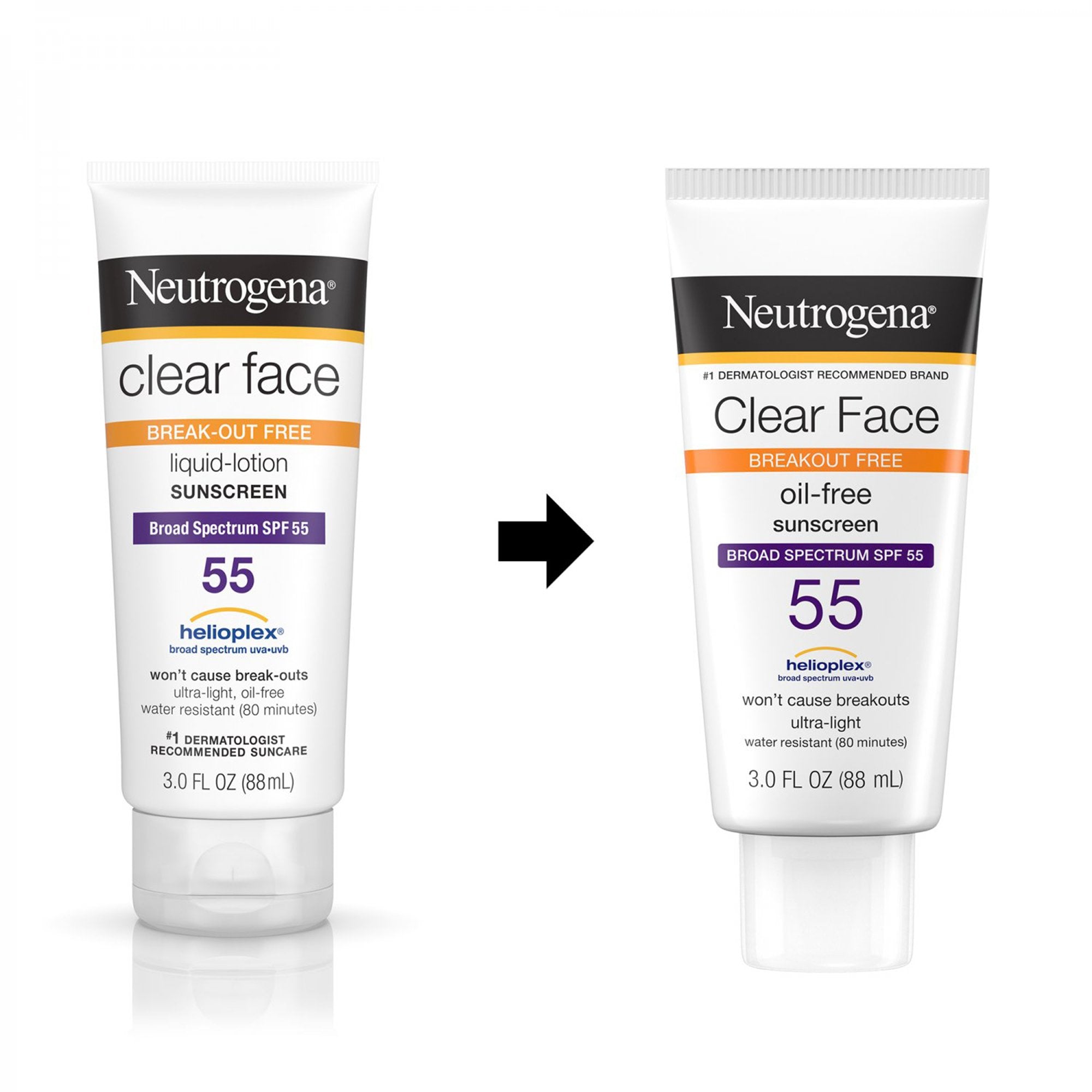 Neutrogena Clear Face Oil-Free SPF 50 Sunscreen