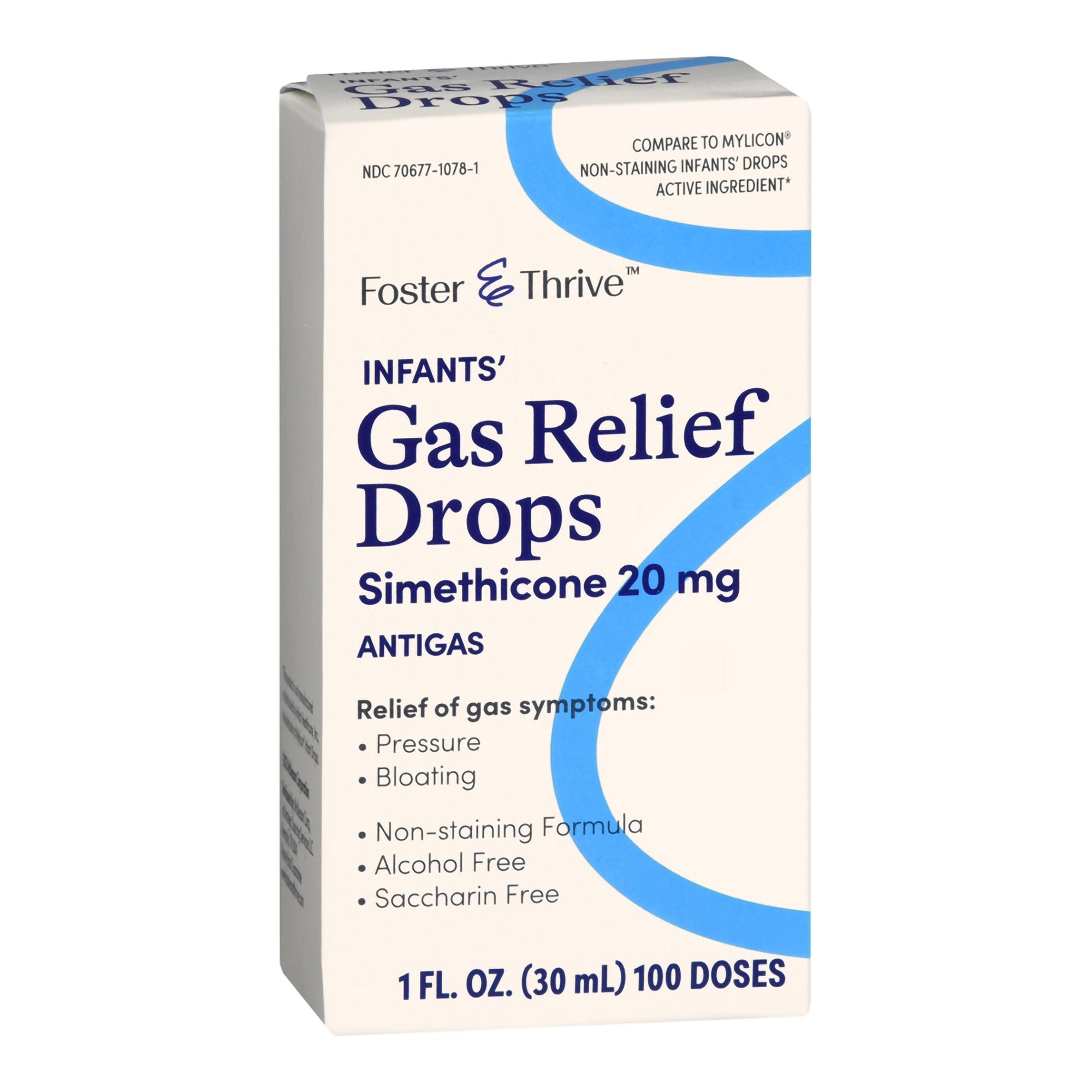 Foster & Thrive Simethicone Infant Gas Relief, 1-ounce Dropper Bottle
