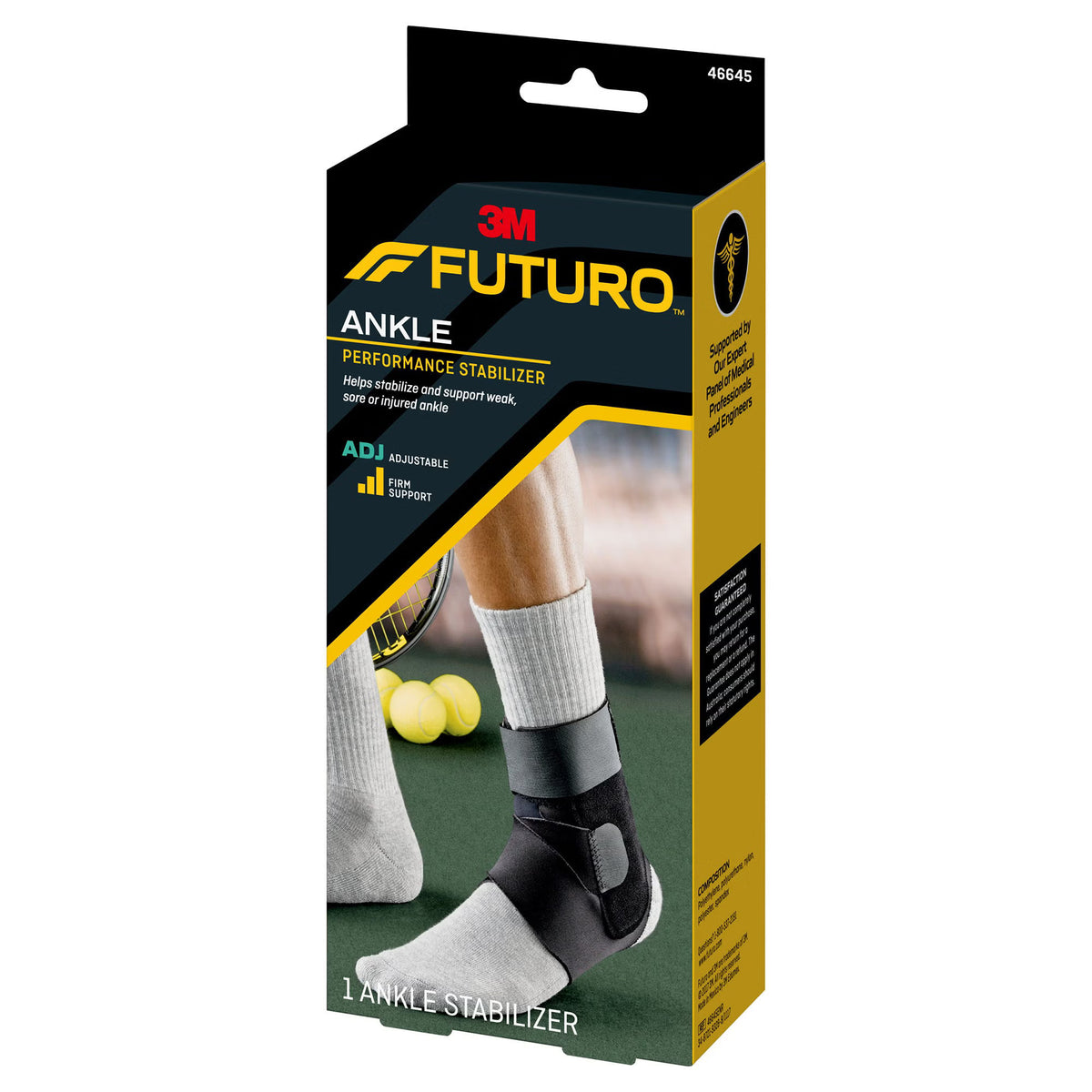 3M™ Futuro™ Ankle Performance Stabilizer, Adjustable, Adult, Black