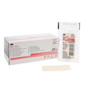 3M Steri-Strip Skin Closure Strips, 1/4 inch x 3 Inch, Reinforced Strip, White — Box of 50