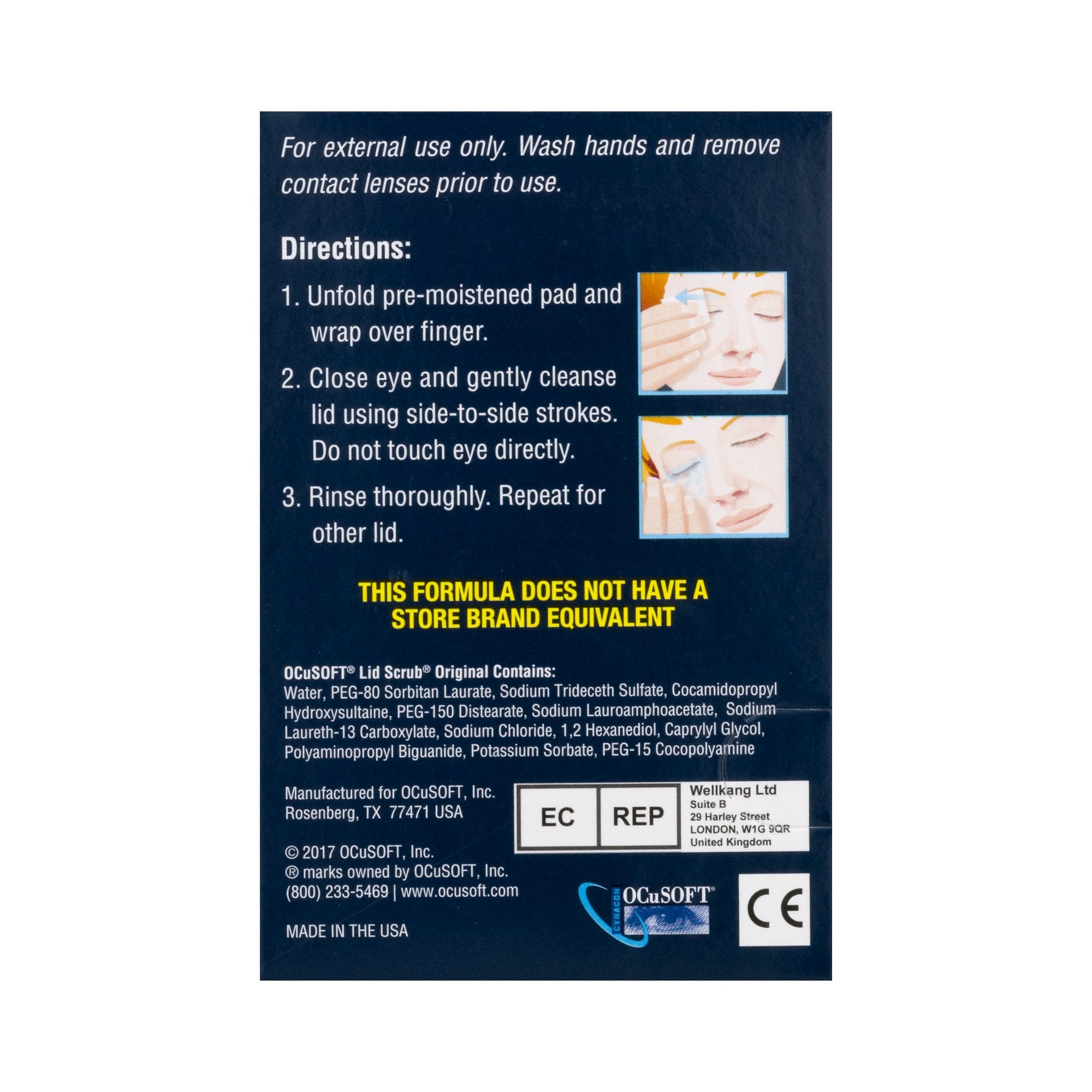 OCuSOFT Lid Scrub Eyelid Cleanser