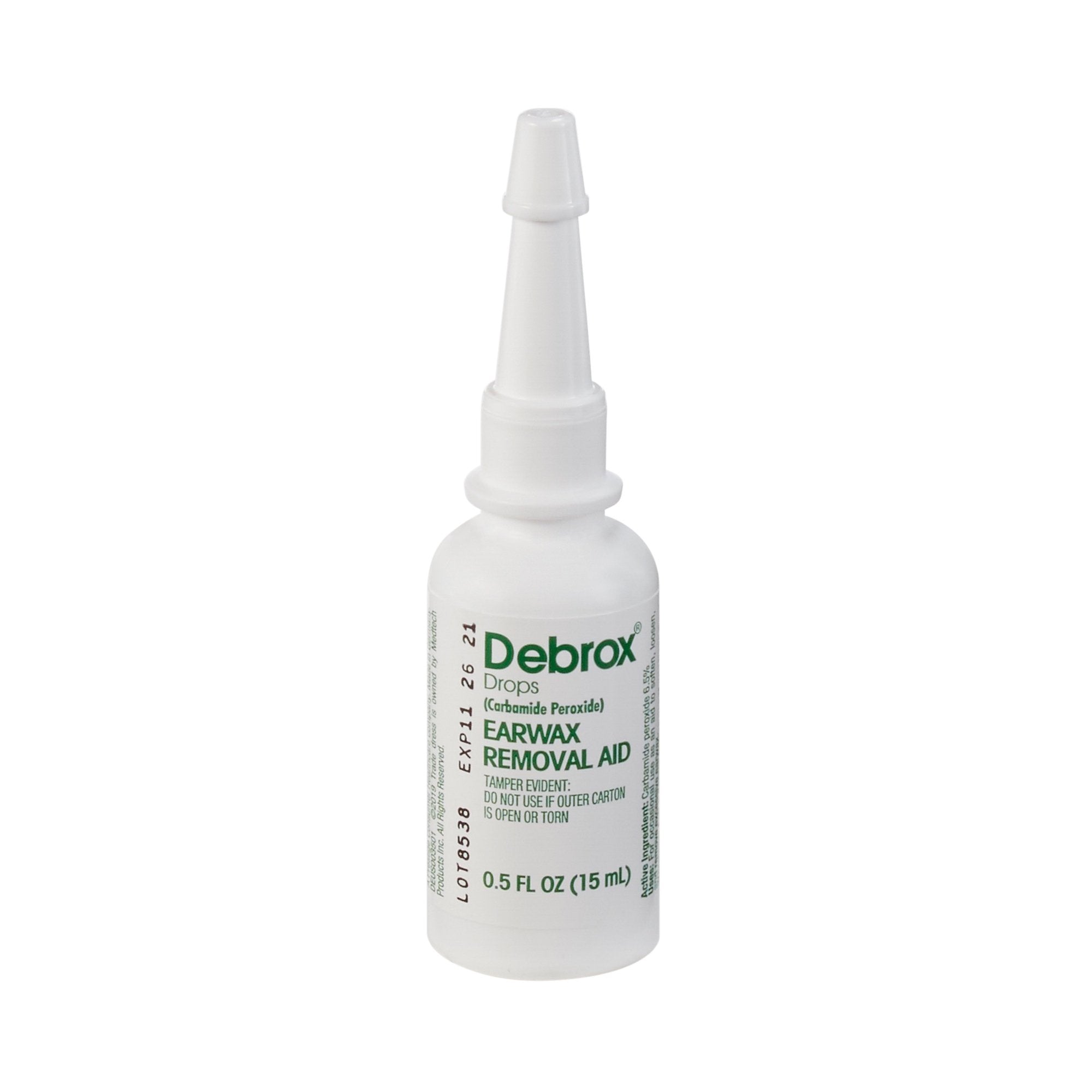 Debrox Earwax Removal Aid, Half-Ounce Bottle