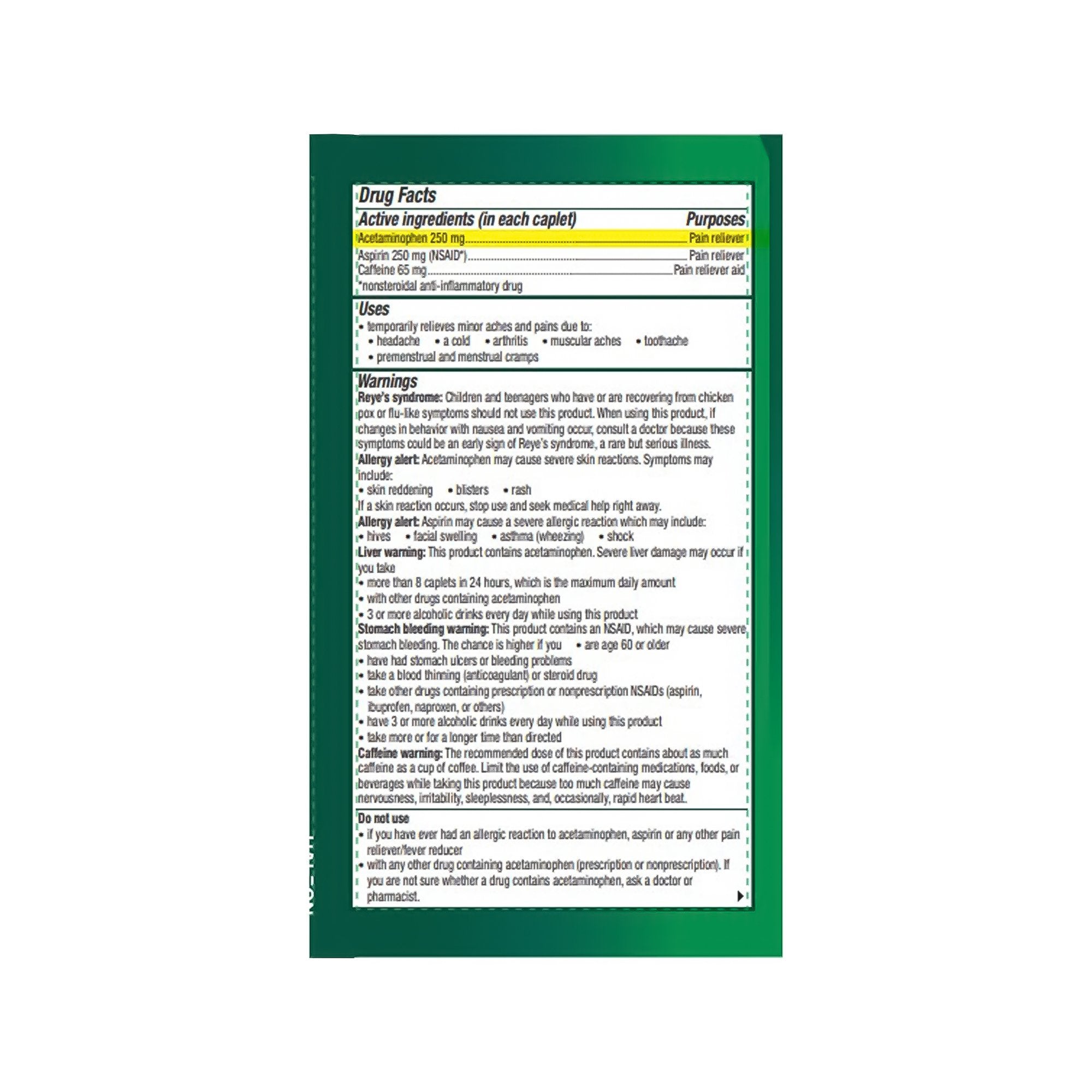 Excedrin Extra Strength Headache Caplets