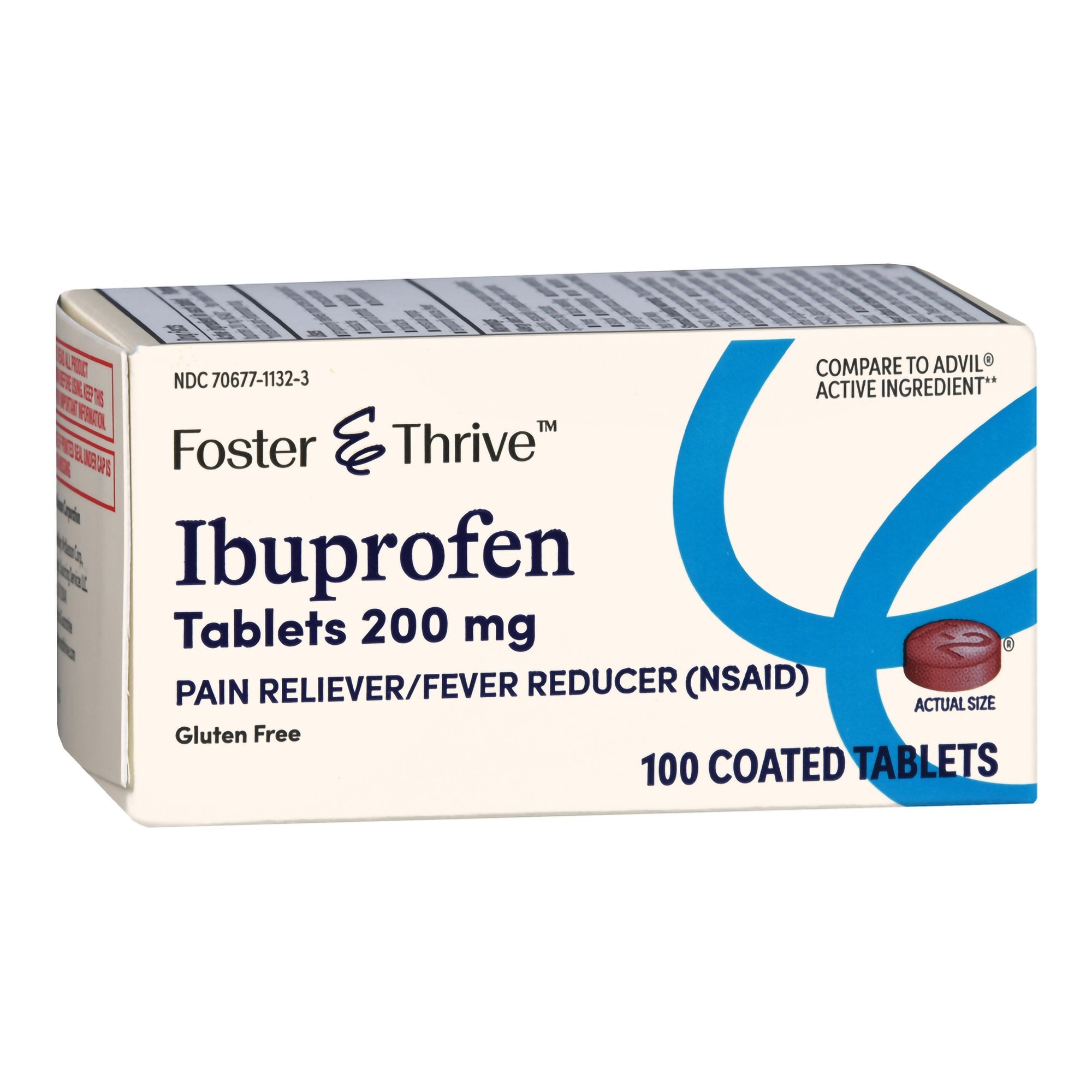 Foster & Thrive Ibuprofen 200 mg Coated Tablets