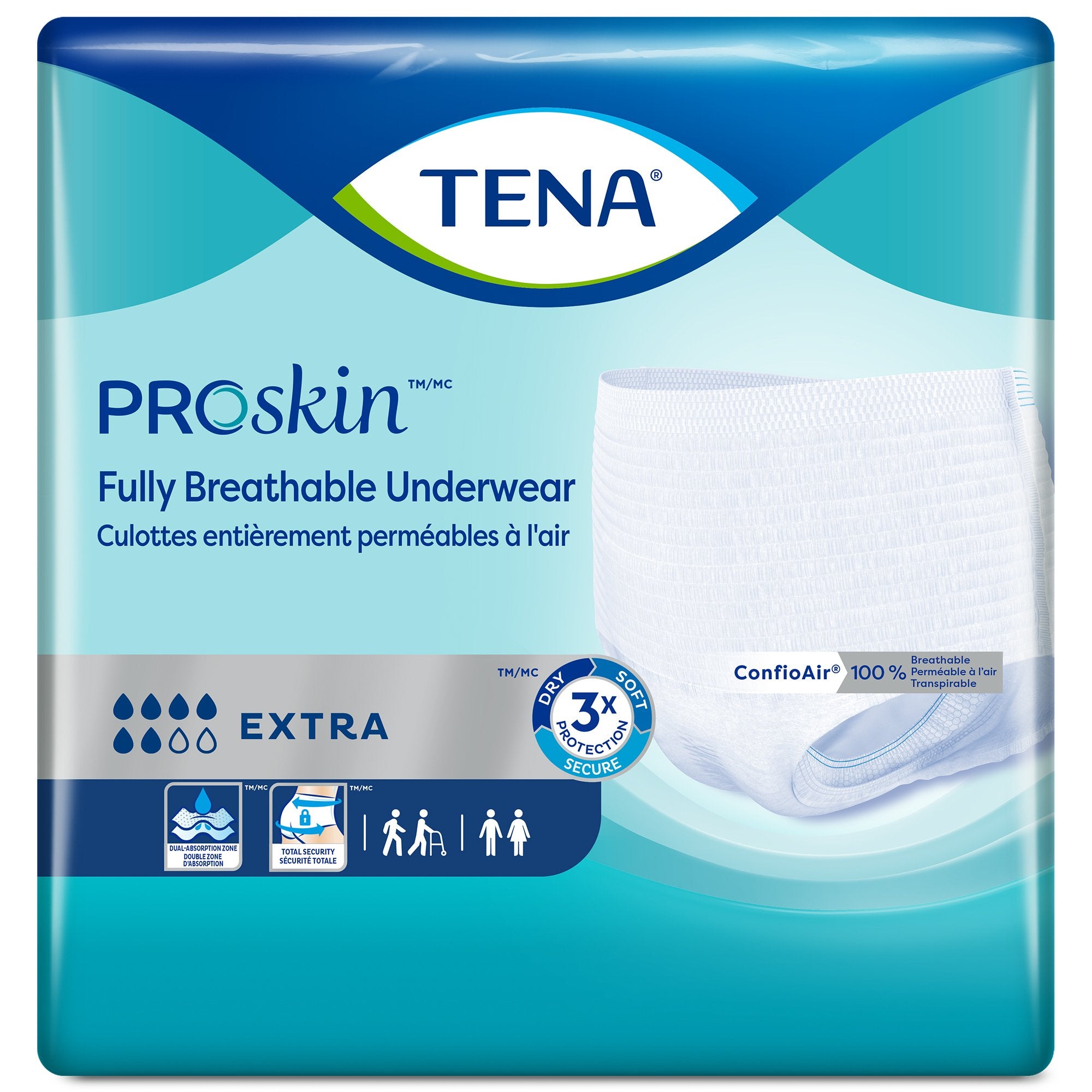 Tena ProSkin Extra Absorbent Underwear, Large