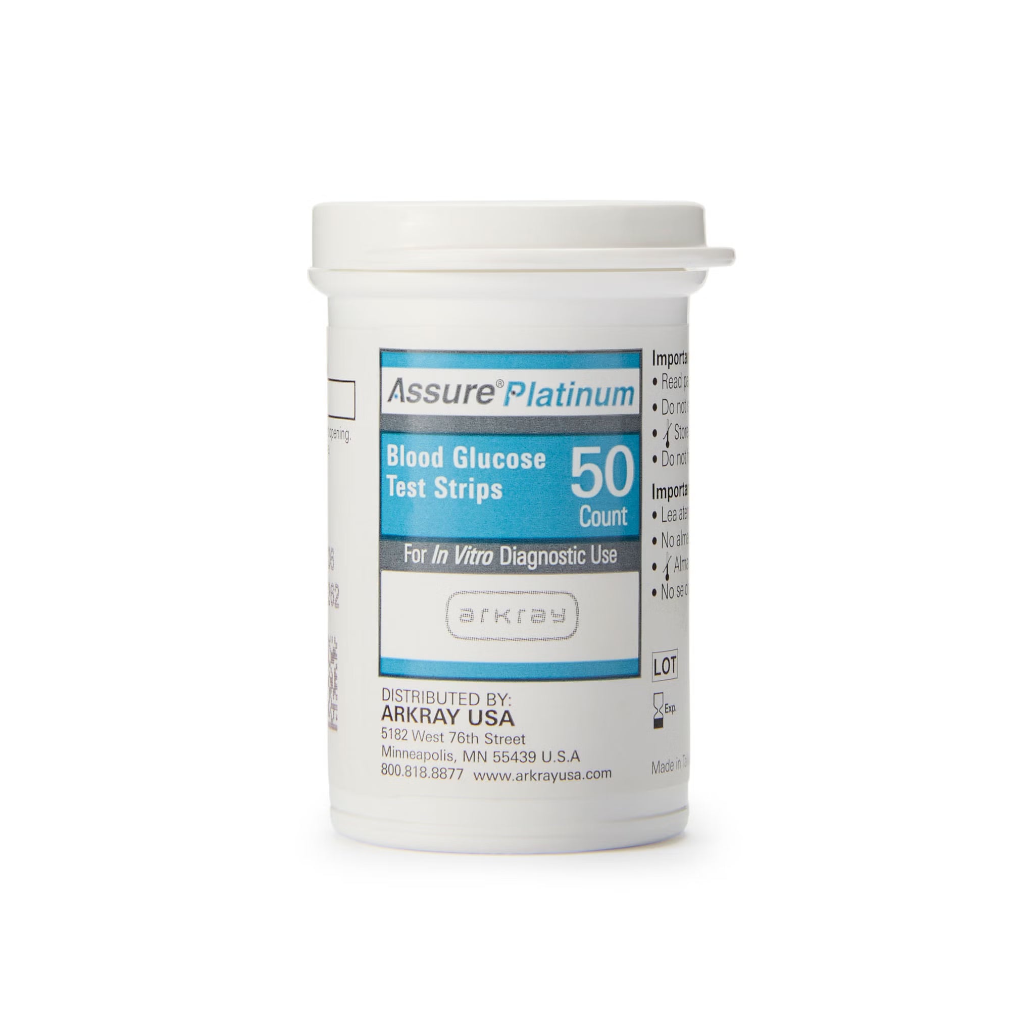 Assure® Platinum Blood Glucose Test Strips