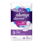 Always® Discreet Bladder Control Pad, Size 3 — Pack of 30