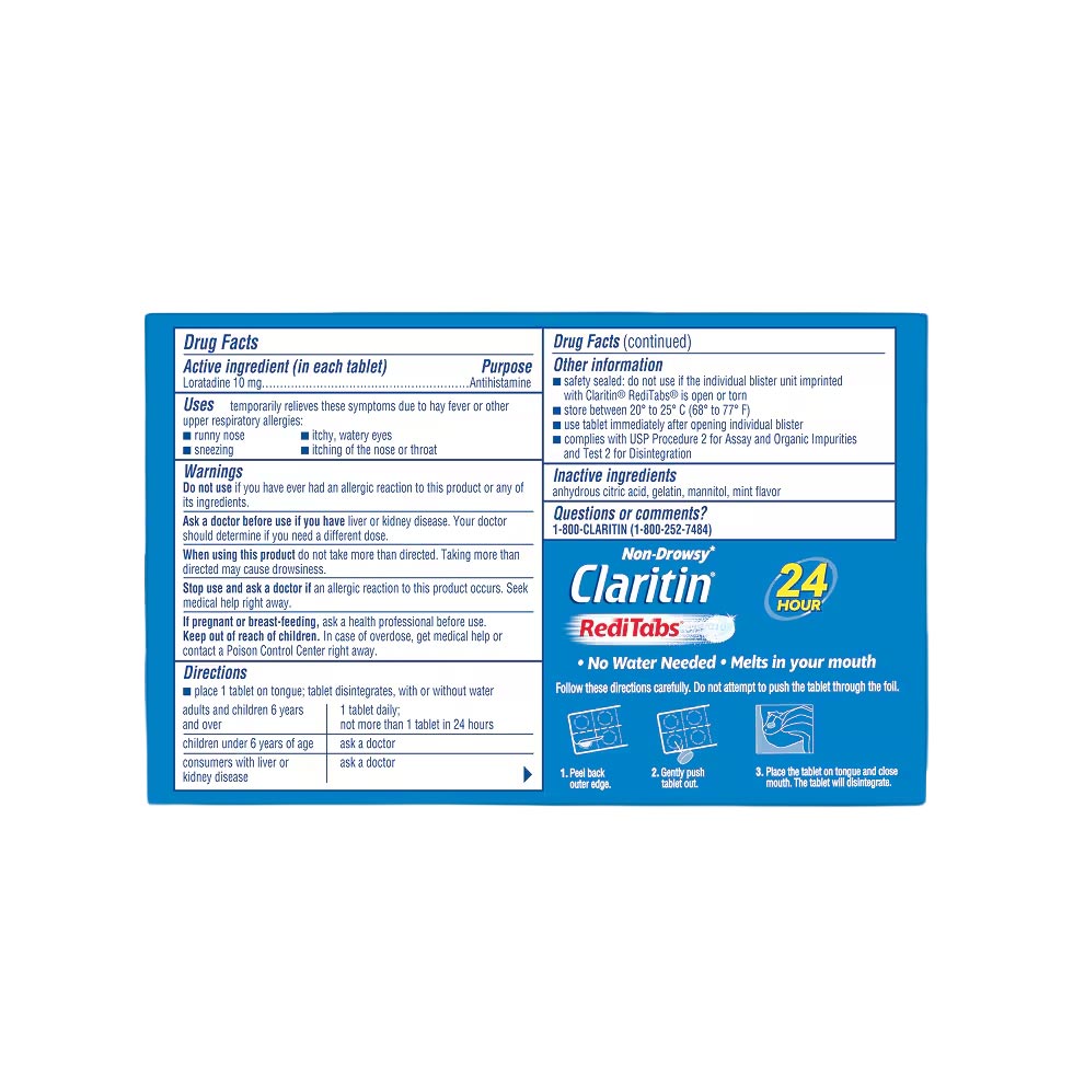 Claritin 24 Hour Allergy RediTabs