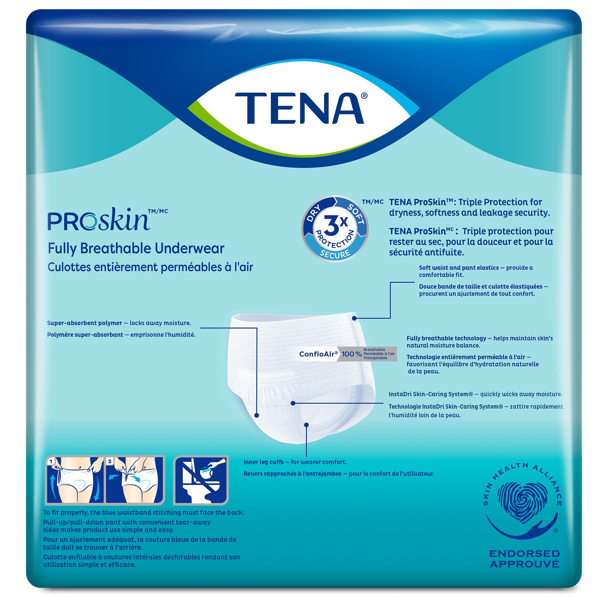 Tena ProSkin Extra Absorbent Underwear, Large