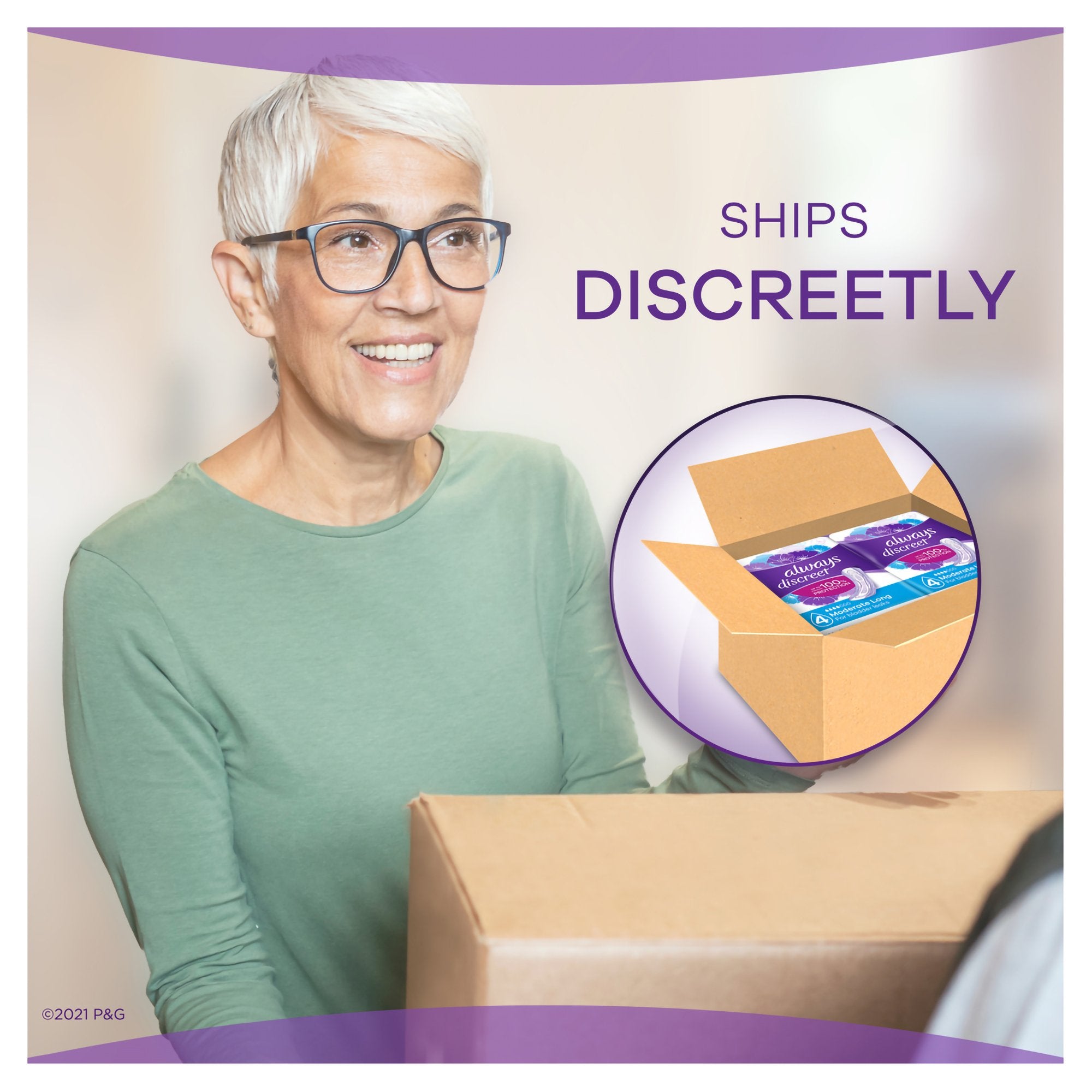 Always Discreet Bladder Moderate Control Pad