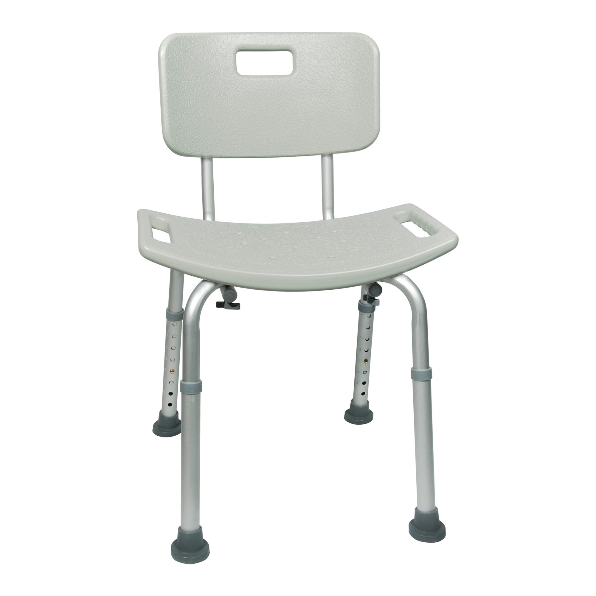 McKesson Aluminum Bath Bench, 15.5 – 19.5 Inch Height