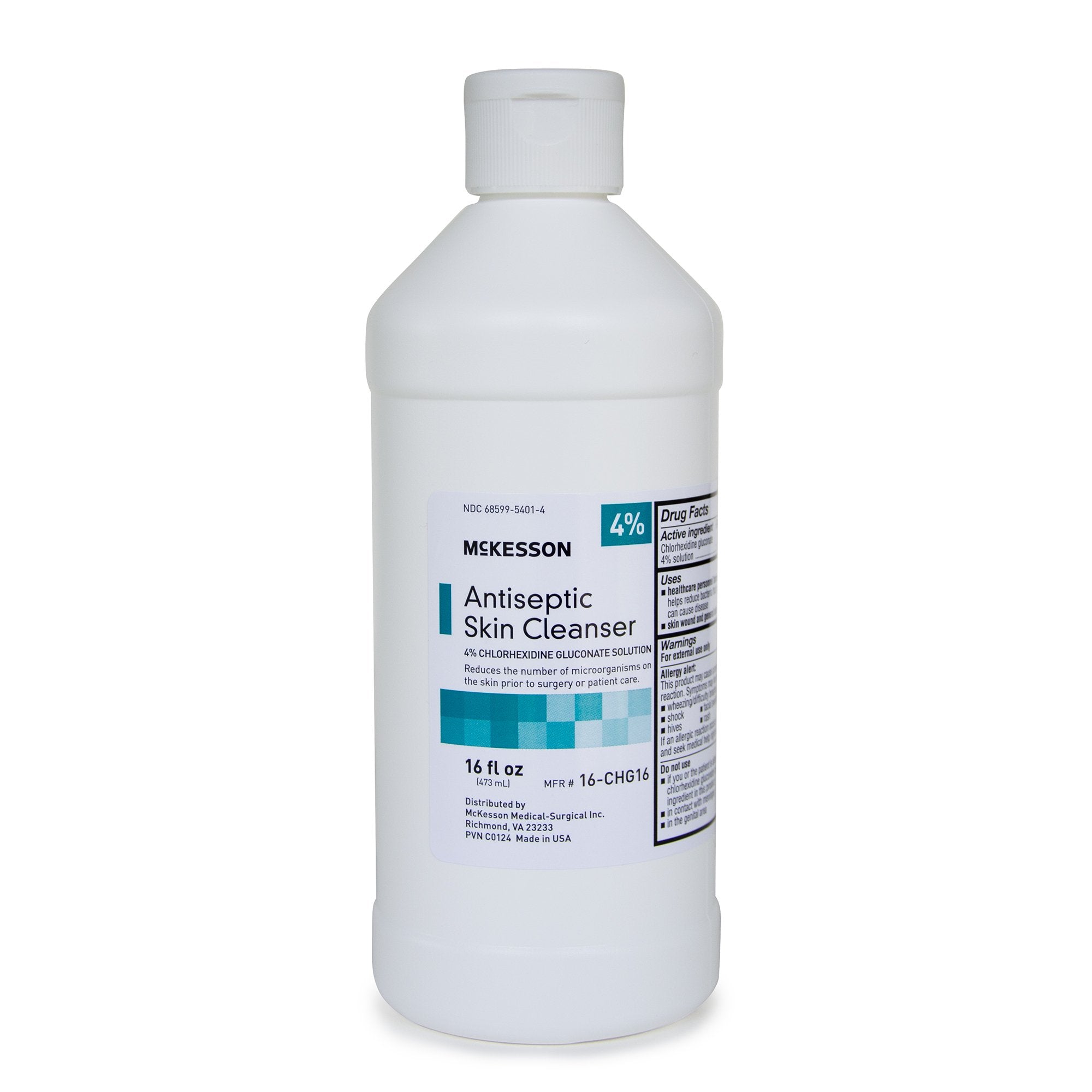 McKesson Antiseptic Skin Cleanser, 16-ounce Flip-Top Bottle