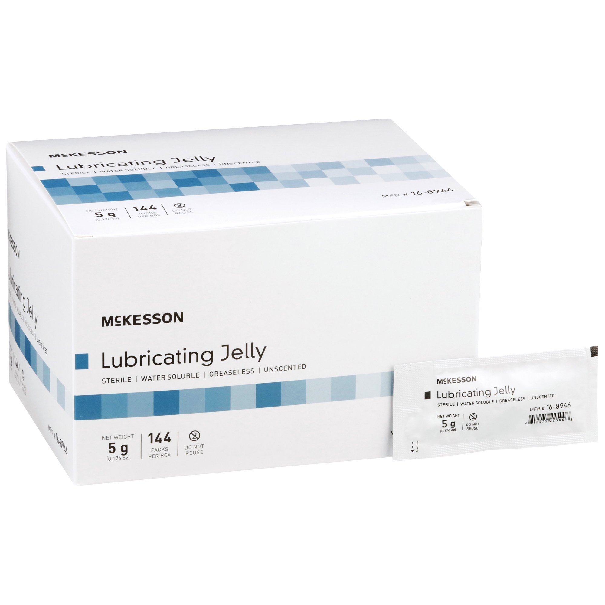 McKesson Lubricating Jelly, 5-gram Packet
