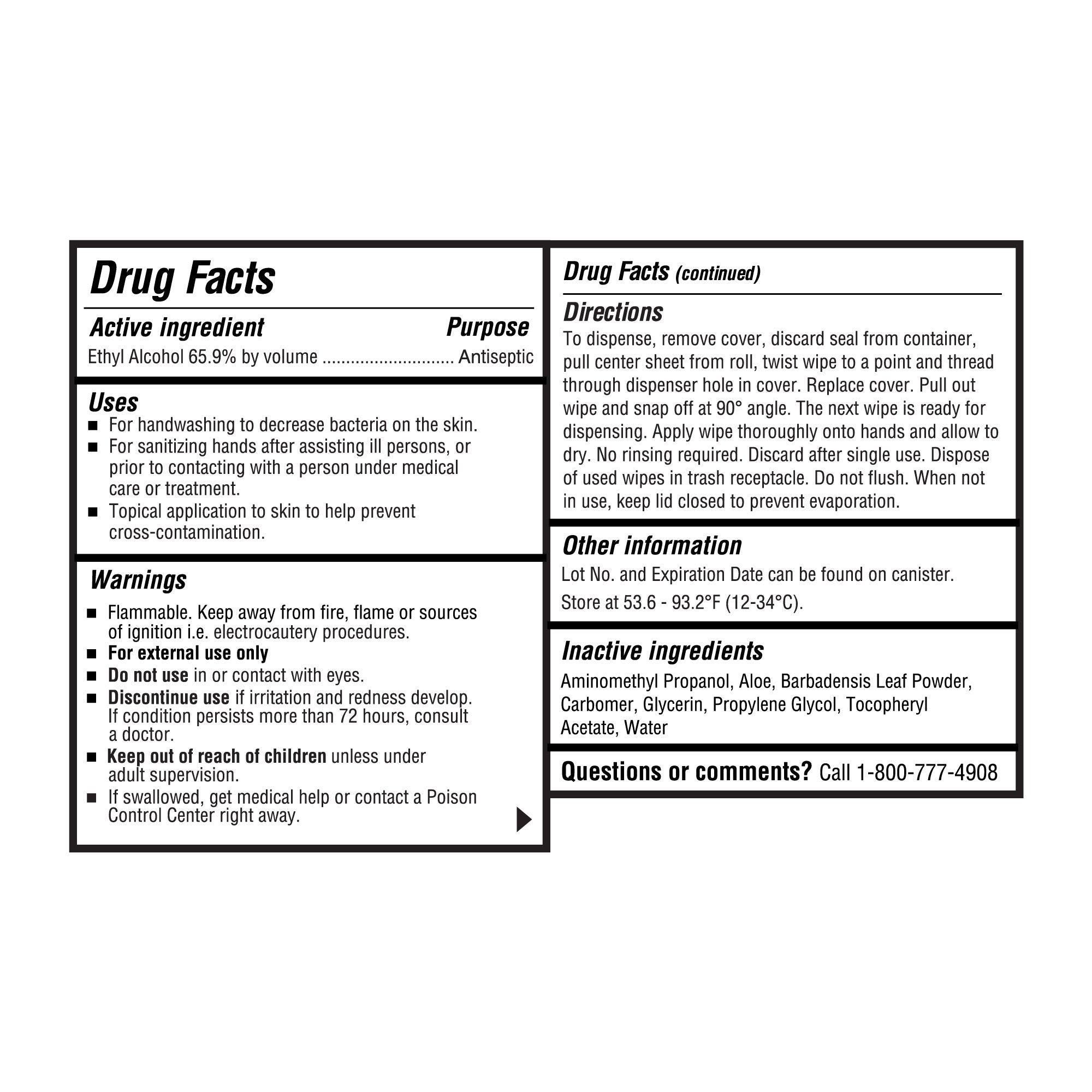 McKesson Instant Hand Sanitizing Wipes