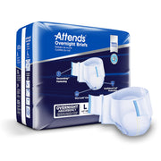 Attends® Briefs with Overnight Protection, Large — Bag of 14