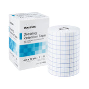 McKesson Nonwoven Fabric Dressing Retention Tape, 4 Inch x 10 Yard — Case of 24
