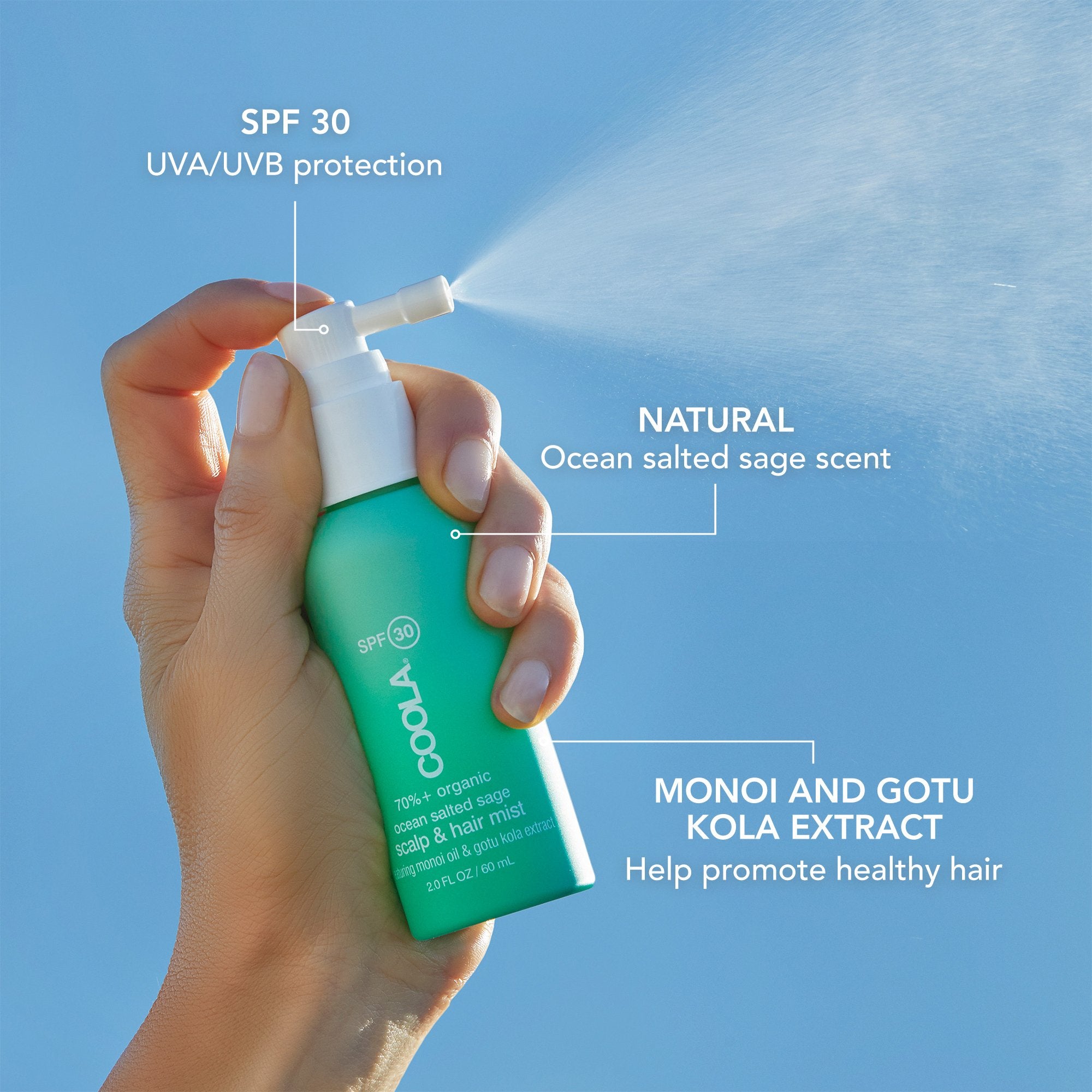 Coola Scalp and Hair Mist SPF 30 Sunscreen