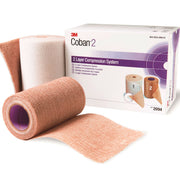 3M™ Coban™ 2 Closure Two-Layer Compression Bandage System, 10 cm x 47 meters — Case of 8