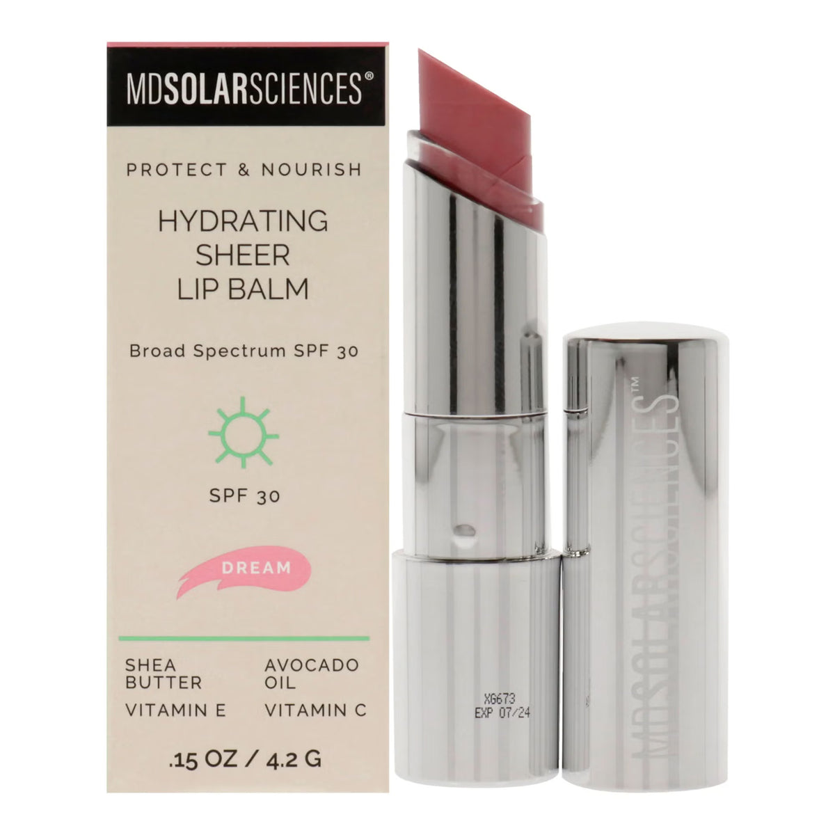 MDSolarSciences® Hydrating Sheer Lip Balm, Dream (Pink)