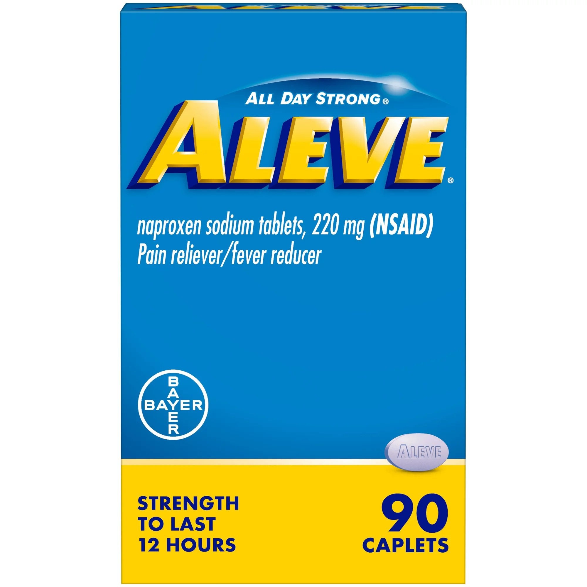 Aleve Naproxen Sodium Pain Relief