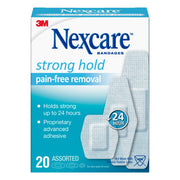 Nexcare™ Sensitive Skin White Adhesive Strip, Assorted Sizes — Pack of 20