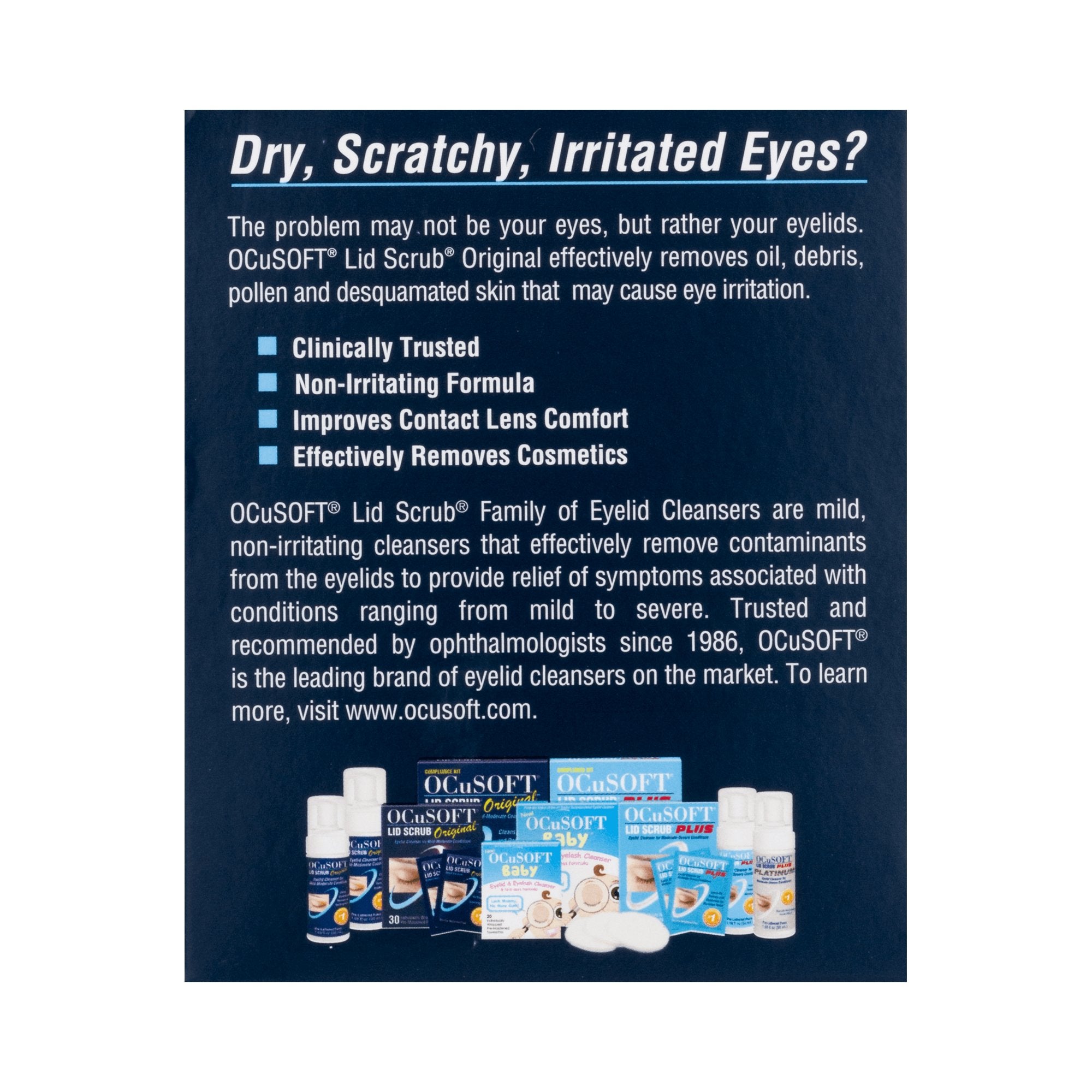 OCuSOFT Lid Scrub Eyelid Cleanser