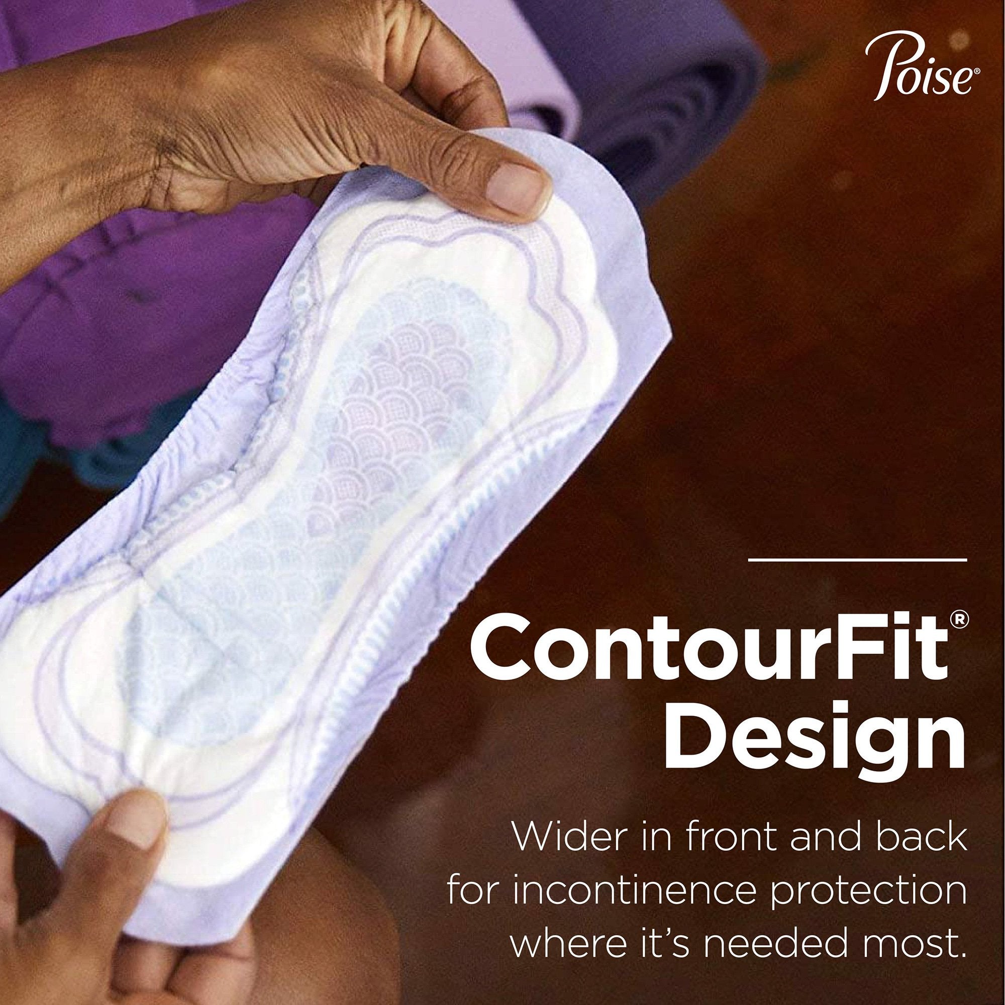 Poise Maximum Absorbency Bladder Control Pad, Long Length