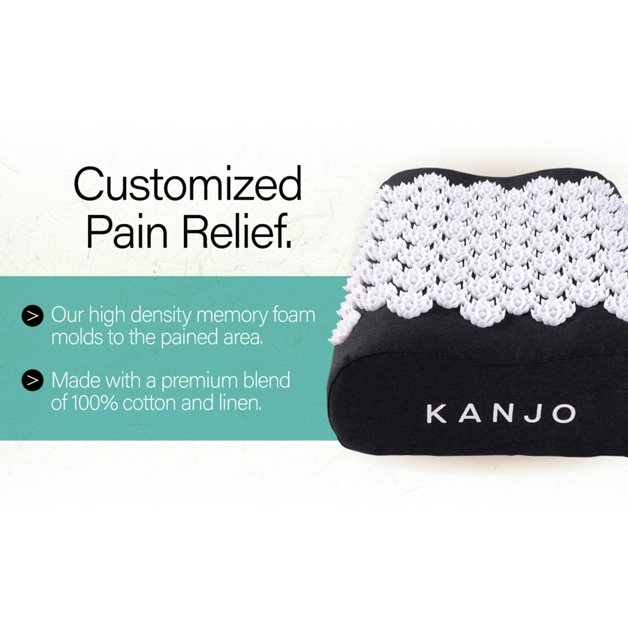 Kanjo Vibrating Acupressure Cushion Pillow